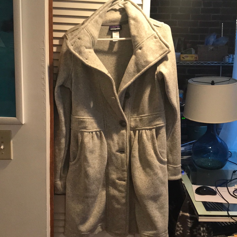 Patagonia light gray Better Sweater Jacket